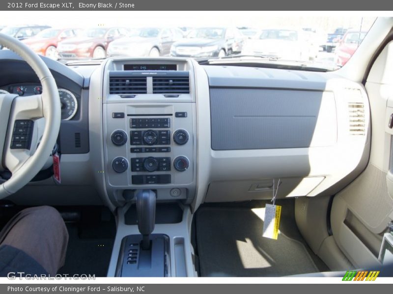 Ebony Black / Stone 2012 Ford Escape XLT