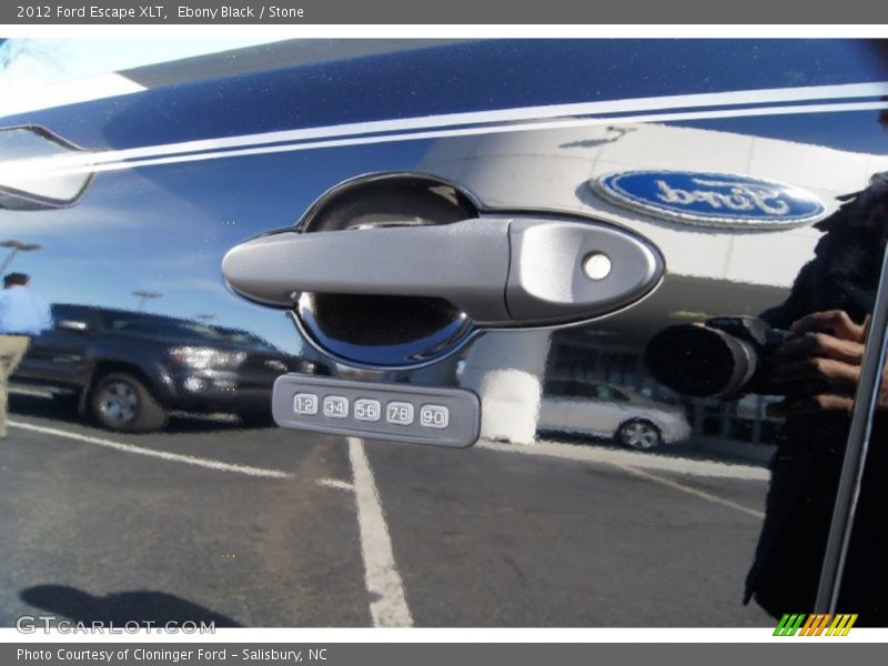 Ebony Black / Stone 2012 Ford Escape XLT