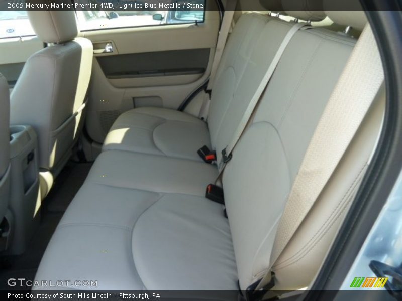 Light Ice Blue Metallic / Stone 2009 Mercury Mariner Premier 4WD