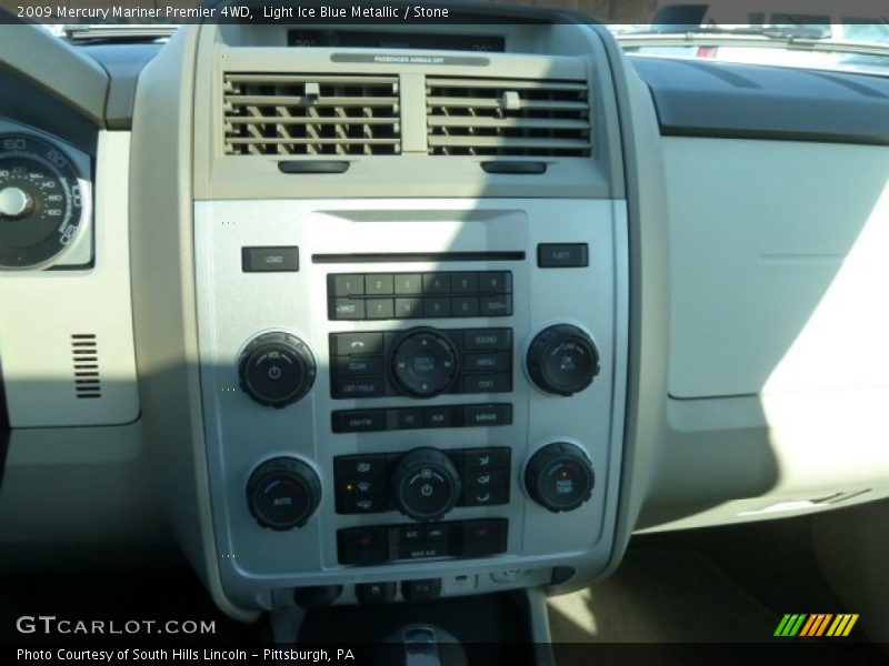 Light Ice Blue Metallic / Stone 2009 Mercury Mariner Premier 4WD