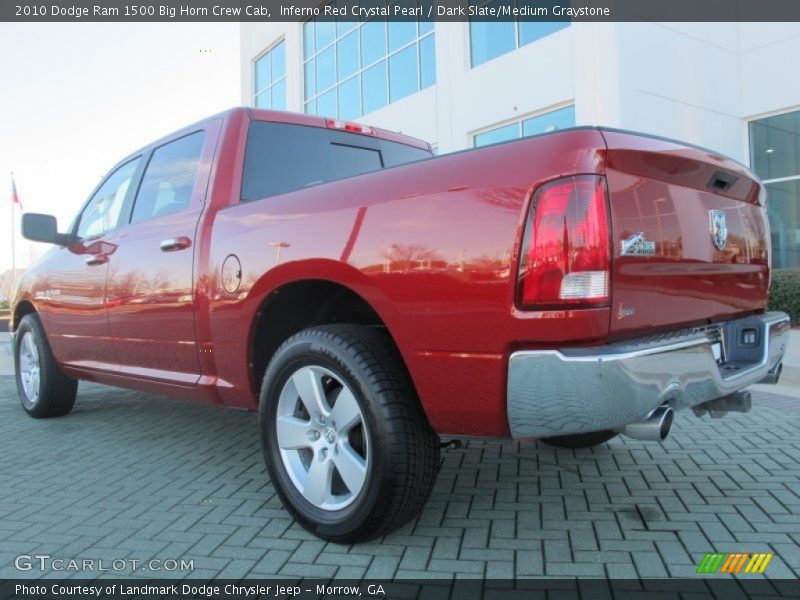 Inferno Red Crystal Pearl / Dark Slate/Medium Graystone 2010 Dodge Ram 1500 Big Horn Crew Cab