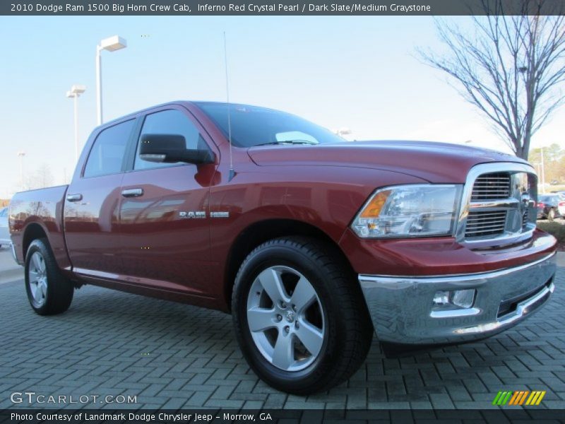 Inferno Red Crystal Pearl / Dark Slate/Medium Graystone 2010 Dodge Ram 1500 Big Horn Crew Cab