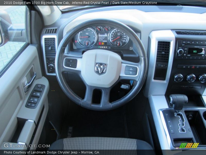 Inferno Red Crystal Pearl / Dark Slate/Medium Graystone 2010 Dodge Ram 1500 Big Horn Crew Cab