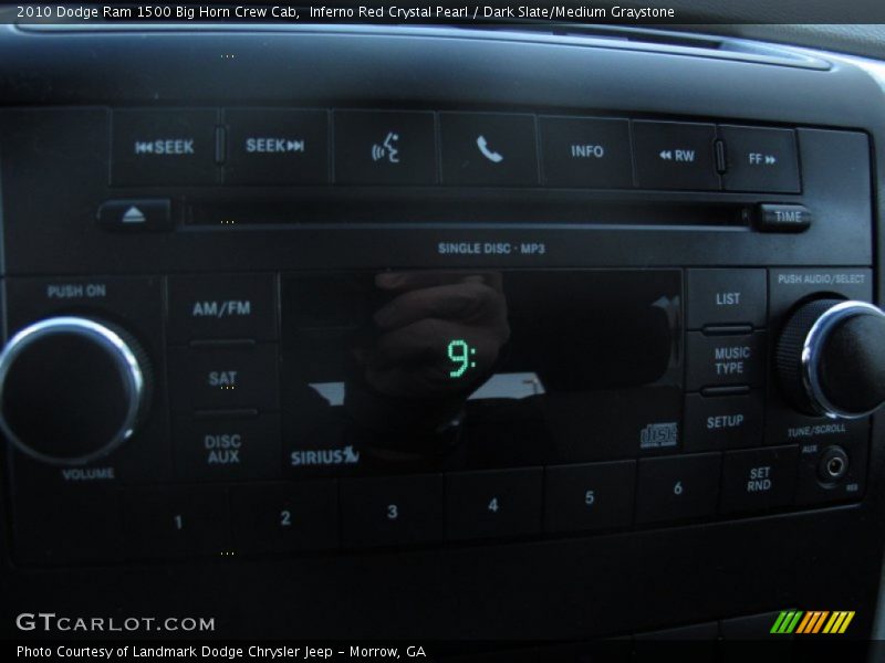 Inferno Red Crystal Pearl / Dark Slate/Medium Graystone 2010 Dodge Ram 1500 Big Horn Crew Cab