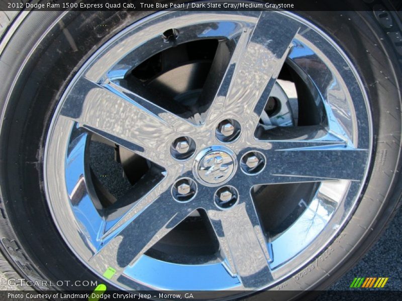 True Blue Pearl / Dark Slate Gray/Medium Graystone 2012 Dodge Ram 1500 Express Quad Cab