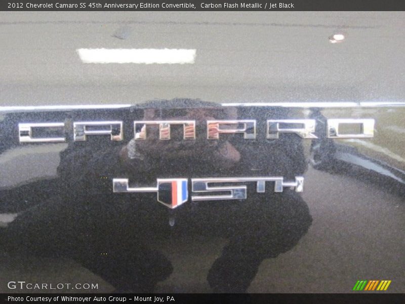Carbon Flash Metallic / Jet Black 2012 Chevrolet Camaro SS 45th Anniversary Edition Convertible