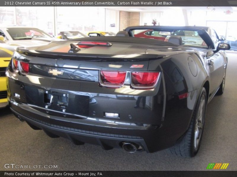 Carbon Flash Metallic / Jet Black 2012 Chevrolet Camaro SS 45th Anniversary Edition Convertible