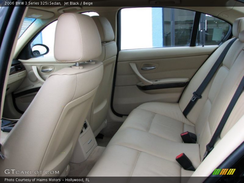Jet Black / Beige 2006 BMW 3 Series 325i Sedan