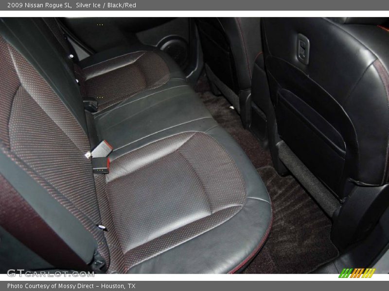 Silver Ice / Black/Red 2009 Nissan Rogue SL
