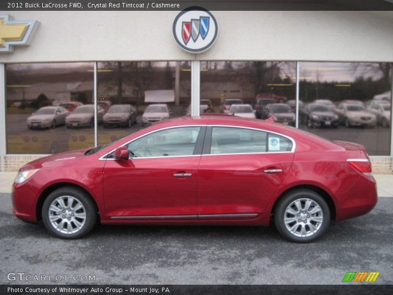 Crystal Red Tintcoat / Cashmere 2012 Buick LaCrosse FWD