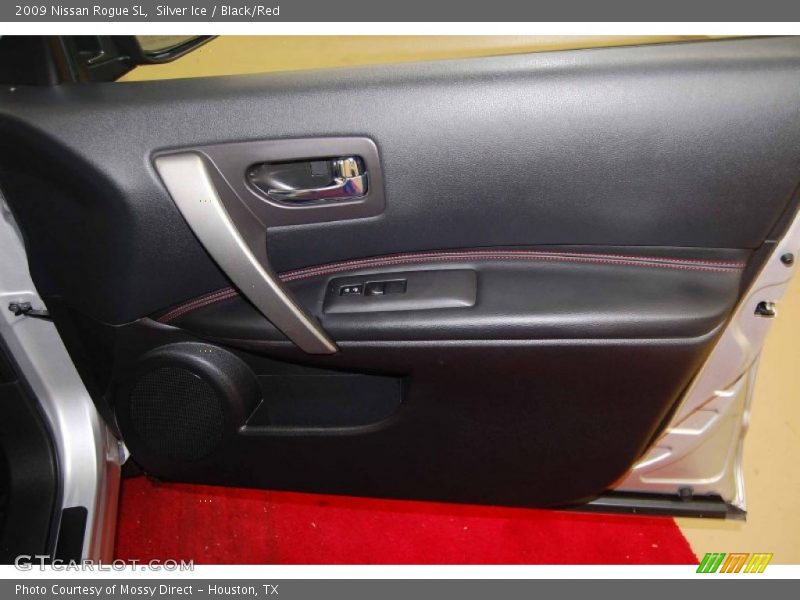 Silver Ice / Black/Red 2009 Nissan Rogue SL