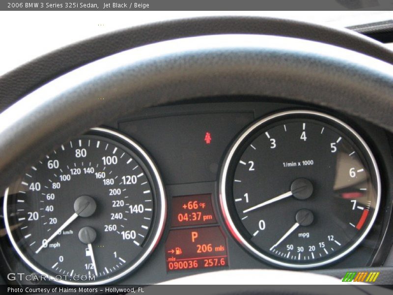 Jet Black / Beige 2006 BMW 3 Series 325i Sedan