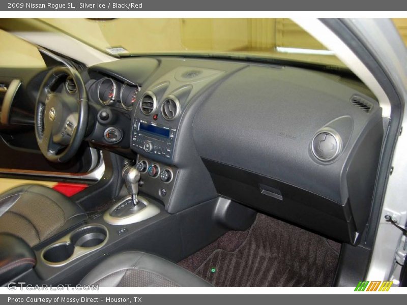 Silver Ice / Black/Red 2009 Nissan Rogue SL
