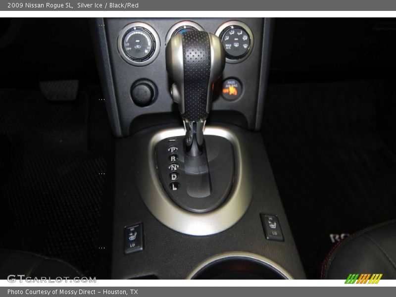Silver Ice / Black/Red 2009 Nissan Rogue SL