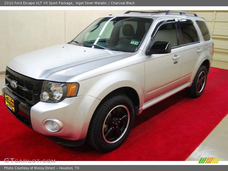 Ingot Silver Metallic / Charcoal Black 2010 Ford Escape XLT V6 Sport Package