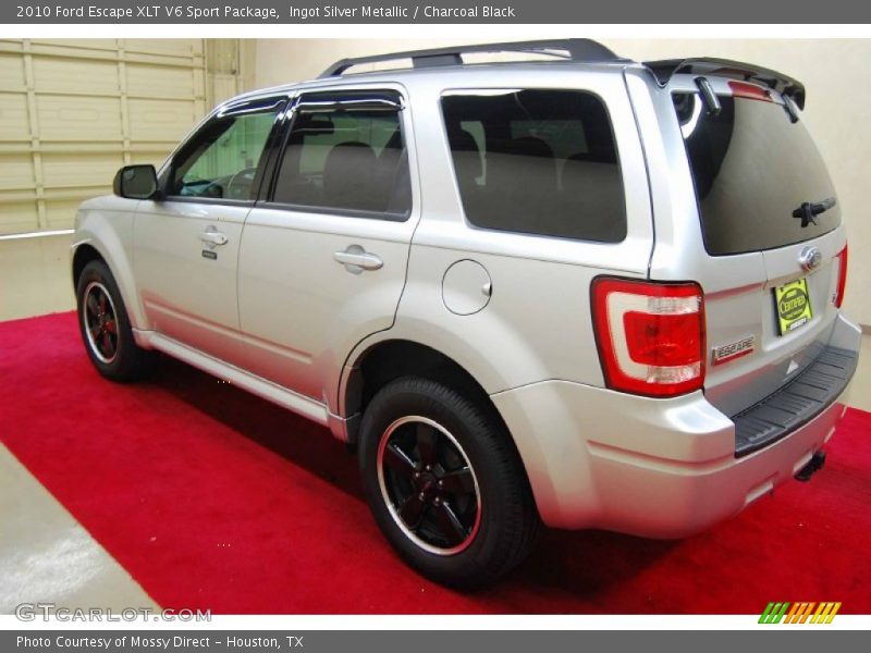 Ingot Silver Metallic / Charcoal Black 2010 Ford Escape XLT V6 Sport Package