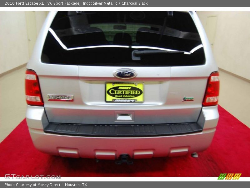 Ingot Silver Metallic / Charcoal Black 2010 Ford Escape XLT V6 Sport Package