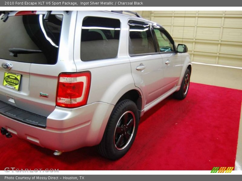 Ingot Silver Metallic / Charcoal Black 2010 Ford Escape XLT V6 Sport Package