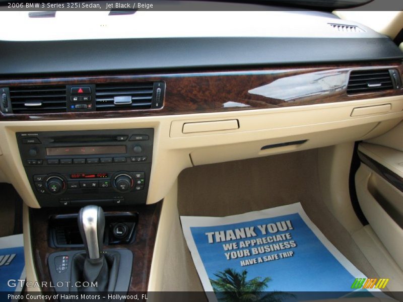 Jet Black / Beige 2006 BMW 3 Series 325i Sedan