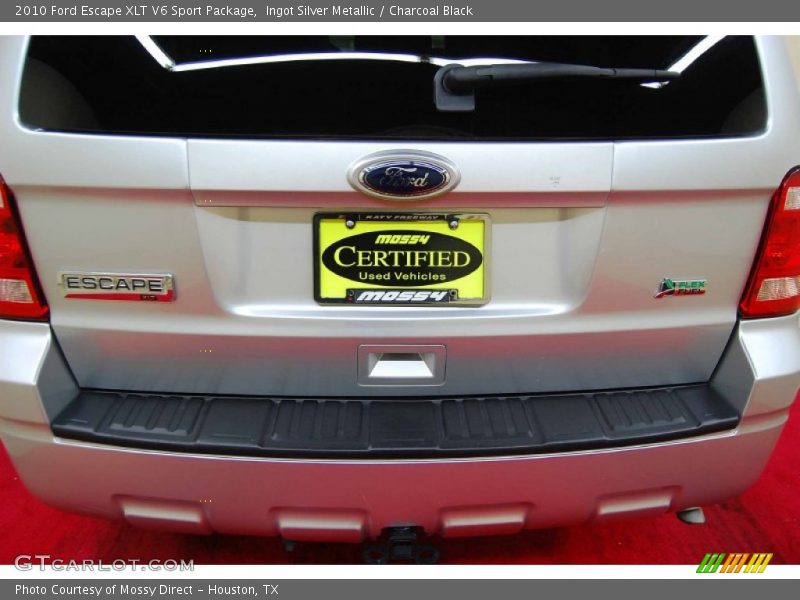 Ingot Silver Metallic / Charcoal Black 2010 Ford Escape XLT V6 Sport Package