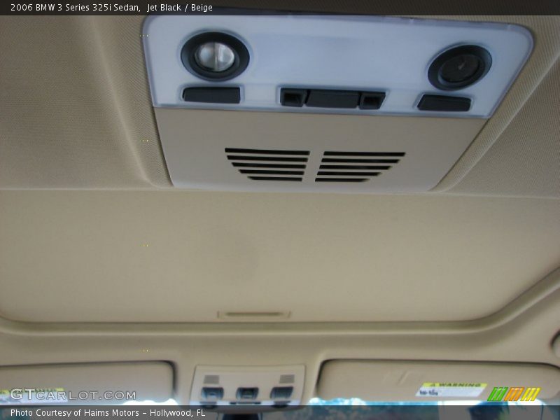 Jet Black / Beige 2006 BMW 3 Series 325i Sedan