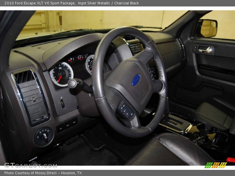 Ingot Silver Metallic / Charcoal Black 2010 Ford Escape XLT V6 Sport Package