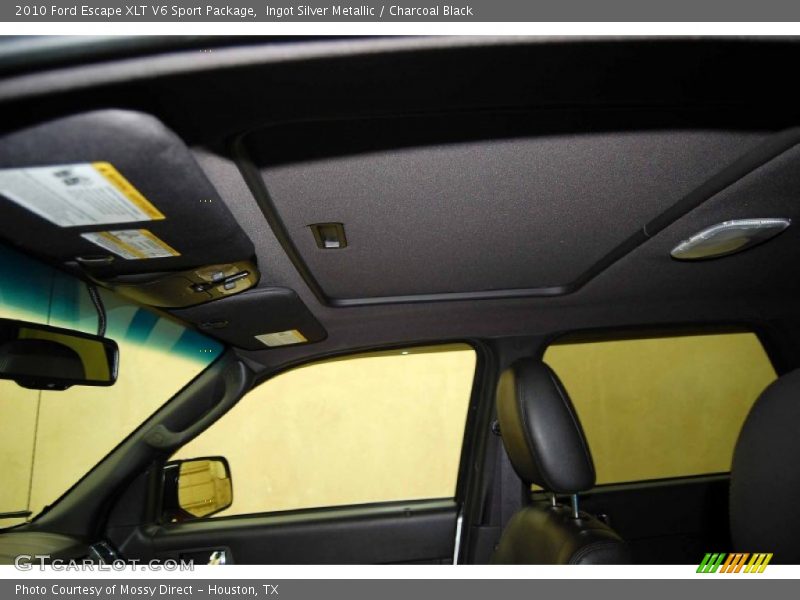 Ingot Silver Metallic / Charcoal Black 2010 Ford Escape XLT V6 Sport Package
