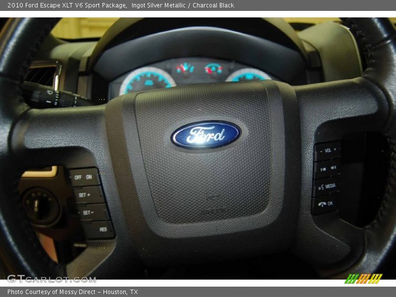 Ingot Silver Metallic / Charcoal Black 2010 Ford Escape XLT V6 Sport Package