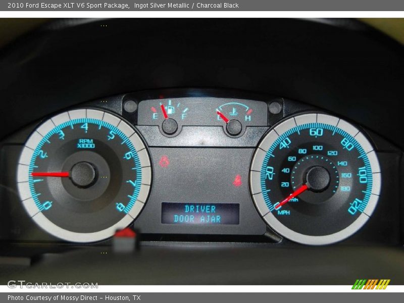 Ingot Silver Metallic / Charcoal Black 2010 Ford Escape XLT V6 Sport Package