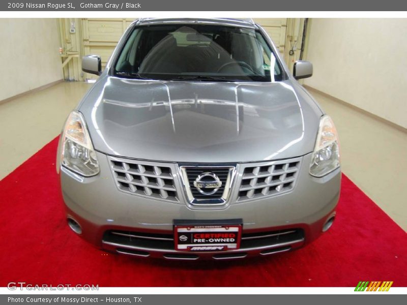 Gotham Gray / Black 2009 Nissan Rogue SL