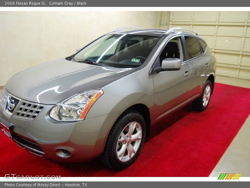 Gotham Gray / Black 2009 Nissan Rogue SL