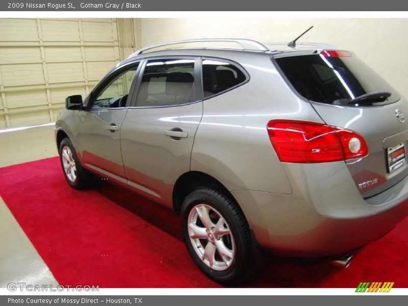 Gotham Gray / Black 2009 Nissan Rogue SL