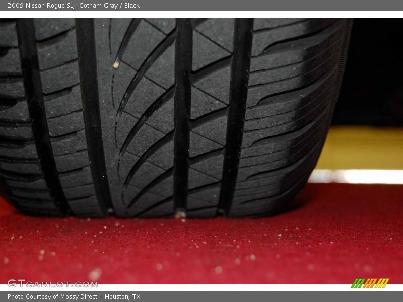 Gotham Gray / Black 2009 Nissan Rogue SL