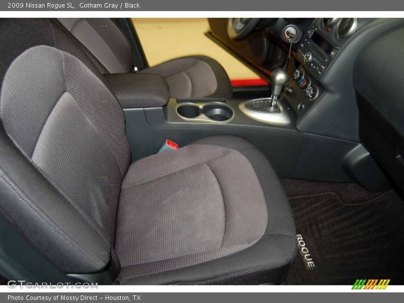Gotham Gray / Black 2009 Nissan Rogue SL