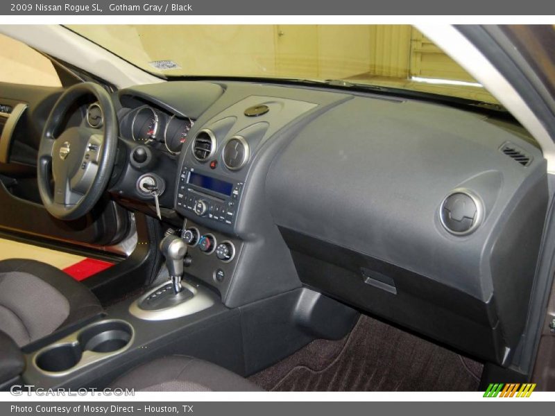 Gotham Gray / Black 2009 Nissan Rogue SL