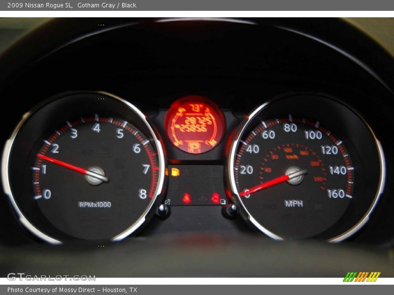 Gotham Gray / Black 2009 Nissan Rogue SL