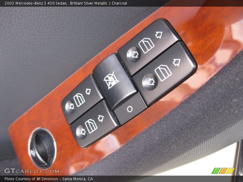 Brilliant Silver Metallic / Charcoal 2003 Mercedes-Benz S 430 Sedan