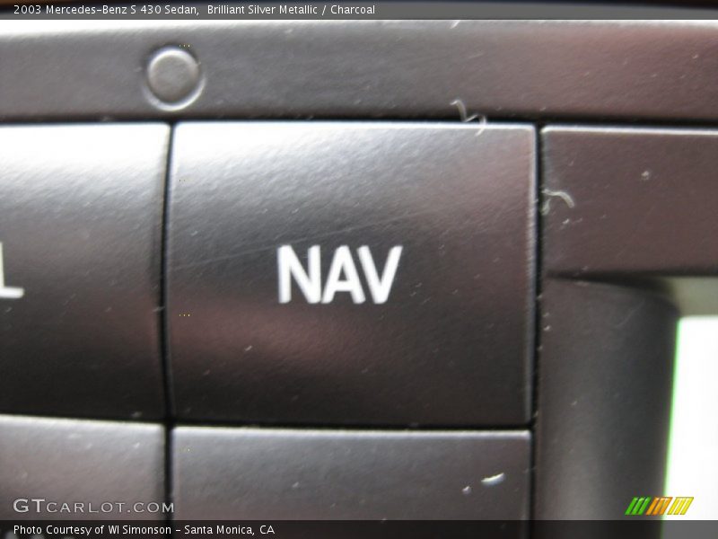 Brilliant Silver Metallic / Charcoal 2003 Mercedes-Benz S 430 Sedan