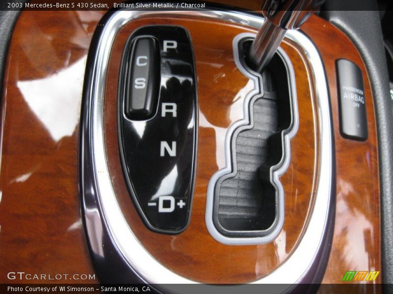 Brilliant Silver Metallic / Charcoal 2003 Mercedes-Benz S 430 Sedan