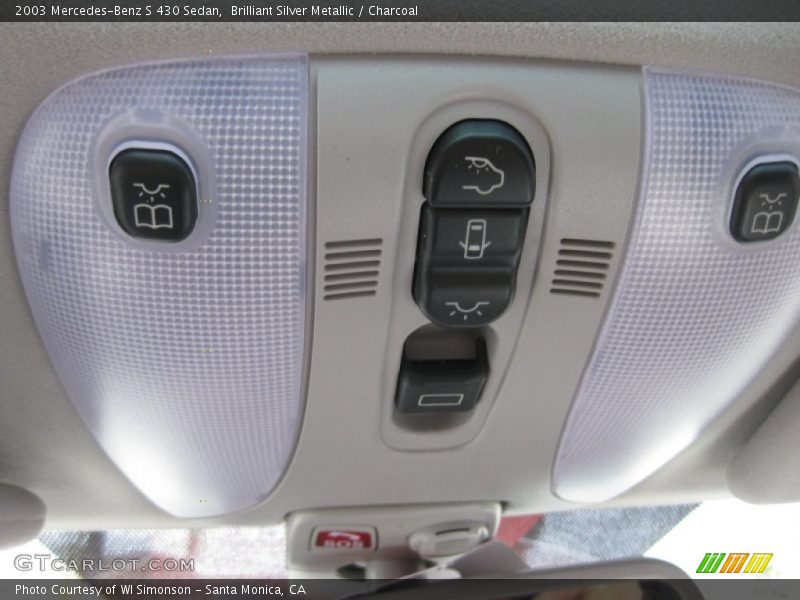 Brilliant Silver Metallic / Charcoal 2003 Mercedes-Benz S 430 Sedan