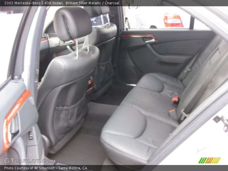 Brilliant Silver Metallic / Charcoal 2003 Mercedes-Benz S 430 Sedan