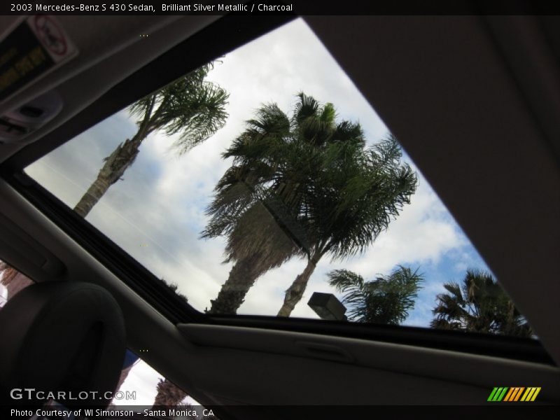 Brilliant Silver Metallic / Charcoal 2003 Mercedes-Benz S 430 Sedan