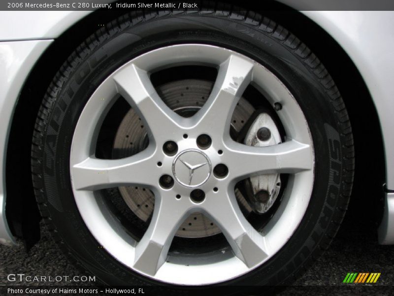 Iridium Silver Metallic / Black 2006 Mercedes-Benz C 280 Luxury