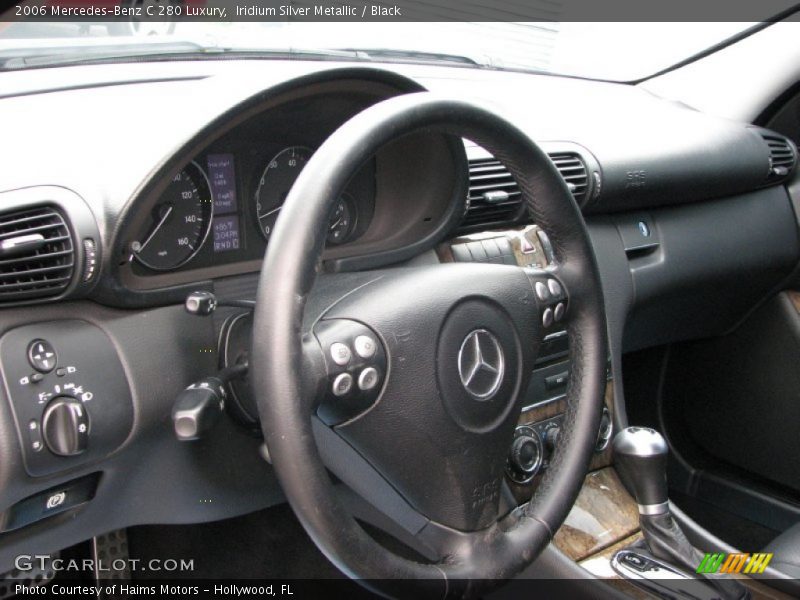 Iridium Silver Metallic / Black 2006 Mercedes-Benz C 280 Luxury