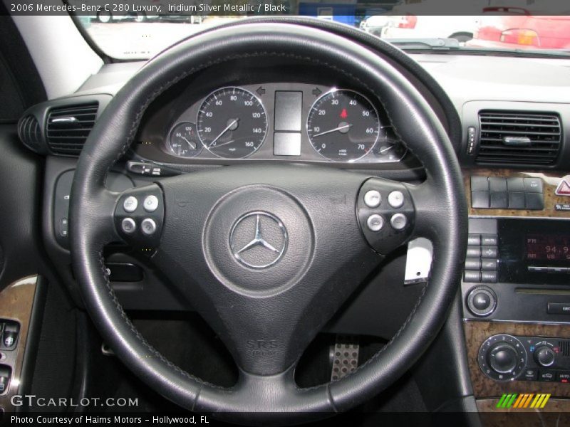 Iridium Silver Metallic / Black 2006 Mercedes-Benz C 280 Luxury