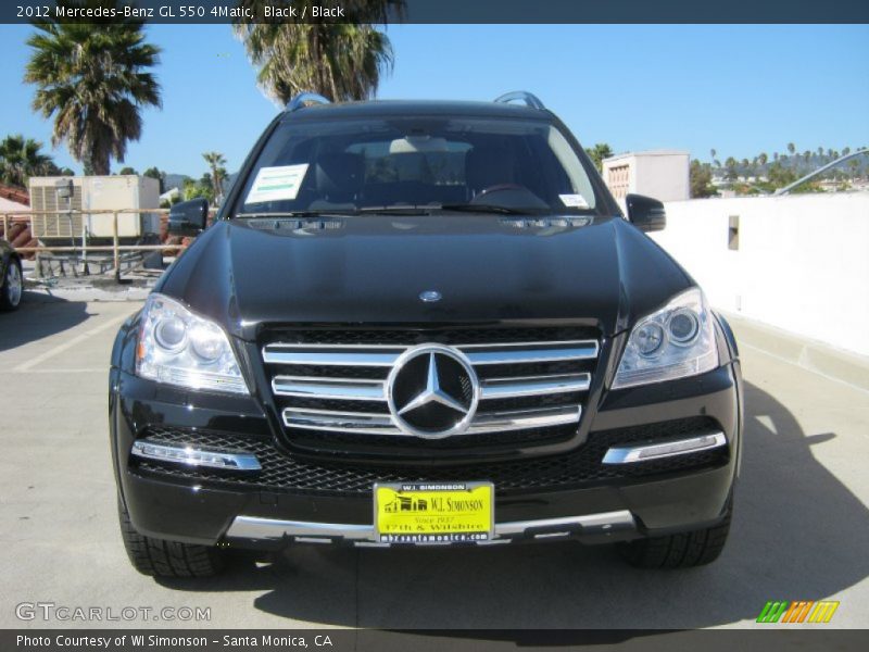 Black / Black 2012 Mercedes-Benz GL 550 4Matic