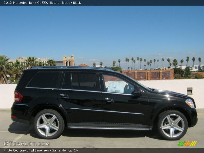 Black / Black 2012 Mercedes-Benz GL 550 4Matic