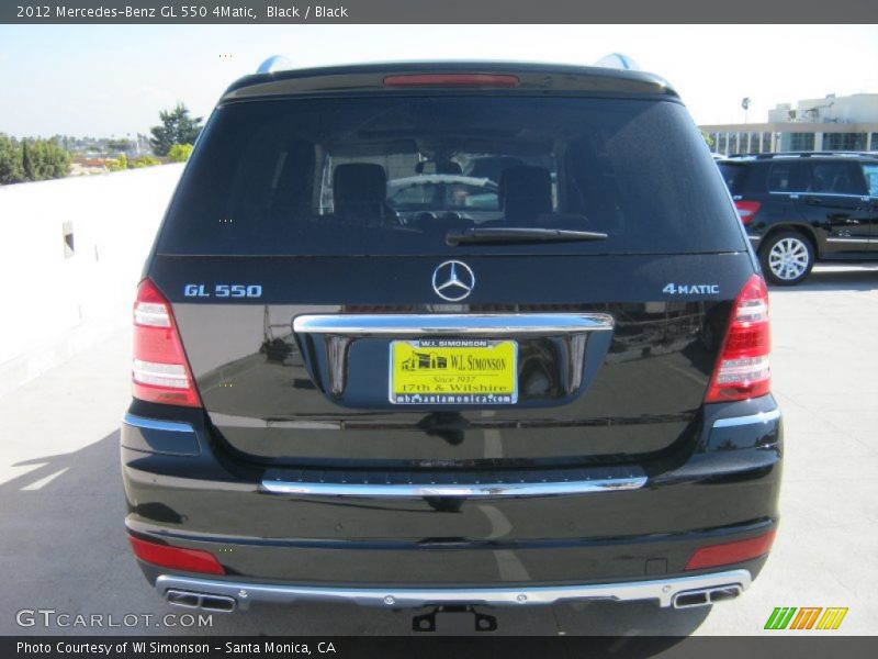 Black / Black 2012 Mercedes-Benz GL 550 4Matic