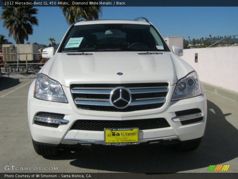 Diamond White Metallic / Black 2012 Mercedes-Benz GL 450 4Matic