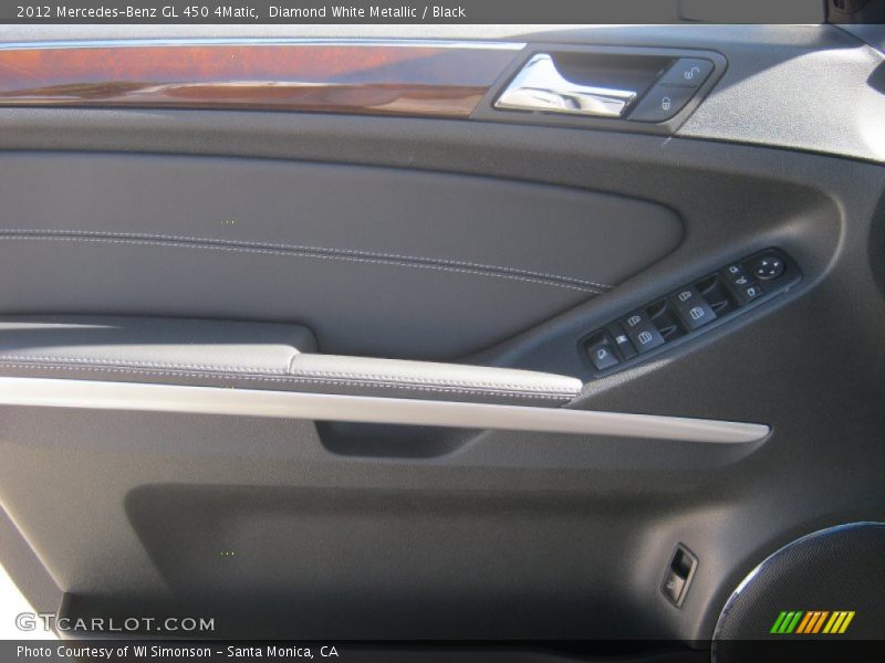 Diamond White Metallic / Black 2012 Mercedes-Benz GL 450 4Matic